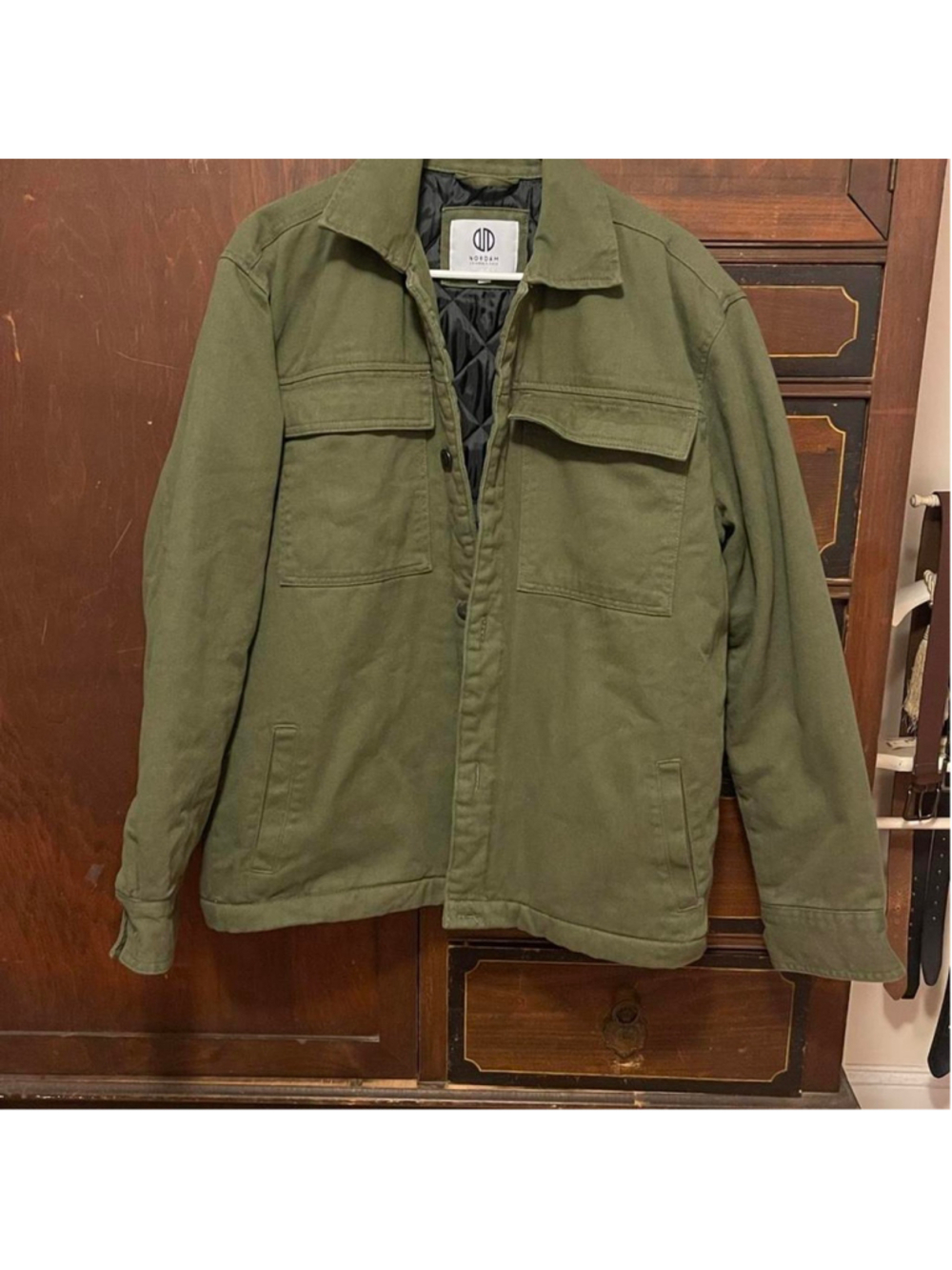 Nordam olive green jacket size L #gorpcore #outerwear #workwear #chorejacket #No